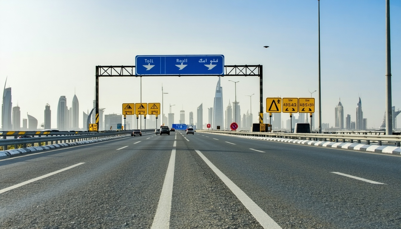 Mobile app for managing Dubai road toll payments